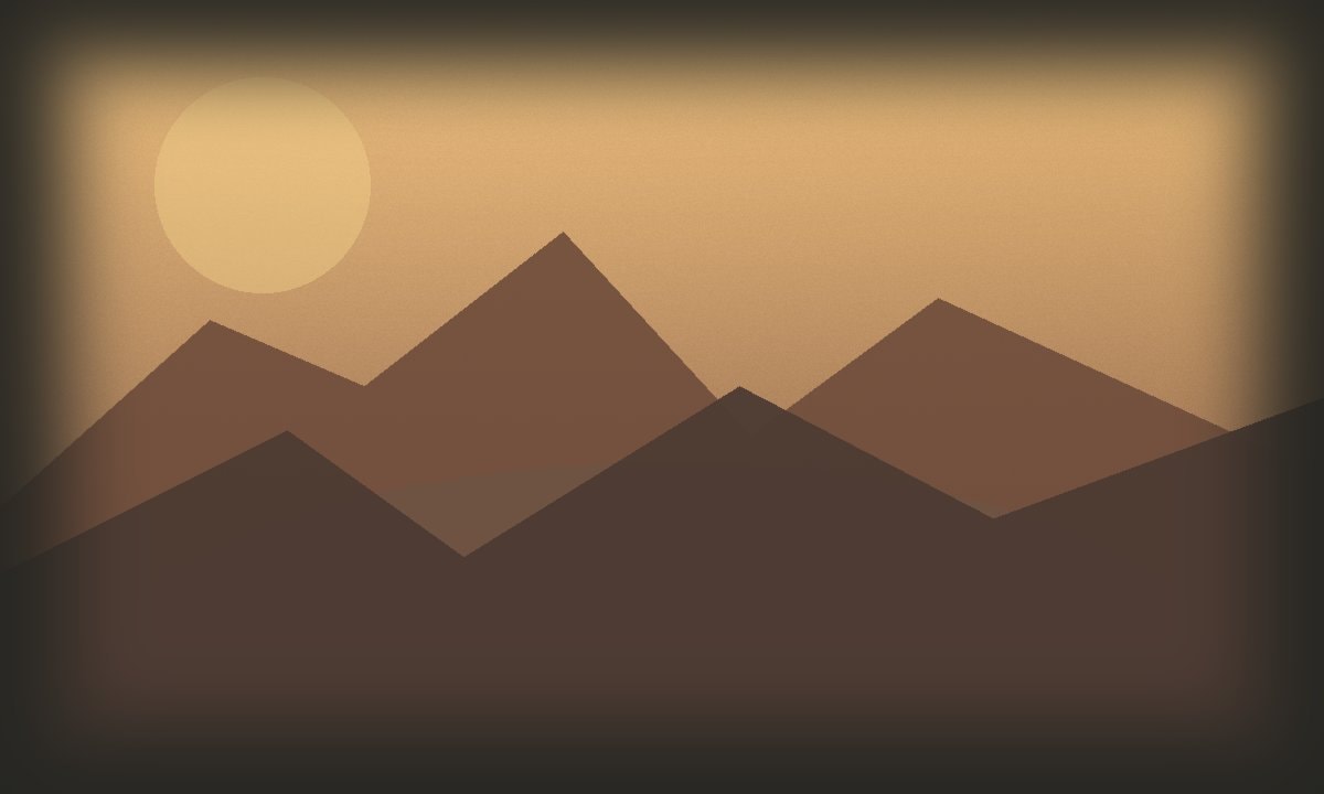 A broad generic desert valley overlooking a salt lake at dawn